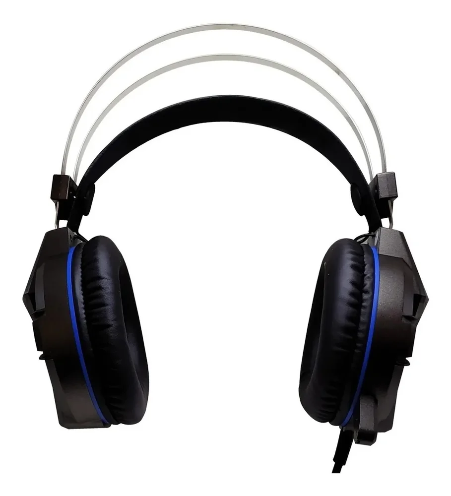 Imagem 2 de 4 do produto Fone Headset Gamer P3 C/ Led Usb + Adaptador Y P2 Ps4 E Pc - Df-83 Dex