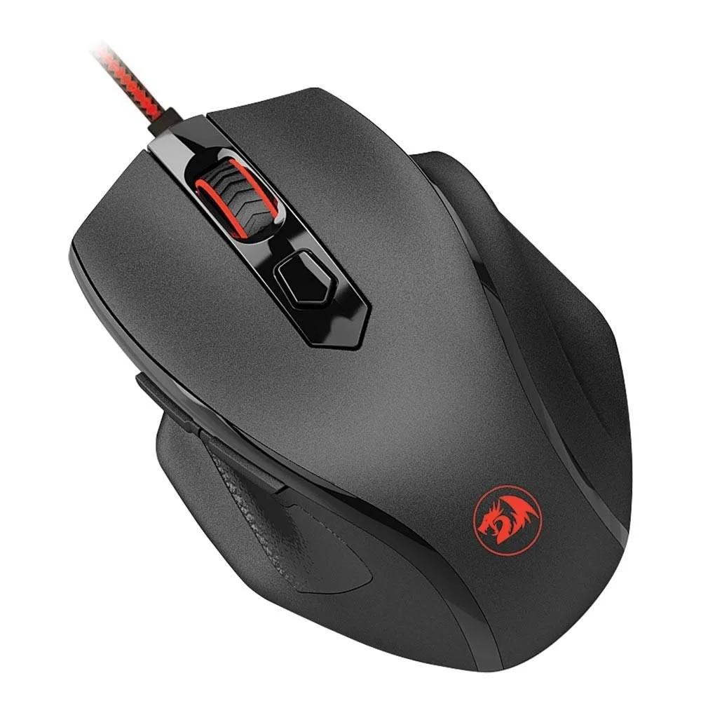 Imagem 2 de 5 do produto Mouse Gamer Redragon Tiger 2 M709, LED, 3200 DPI, 6 Botões, Preto - M709-1