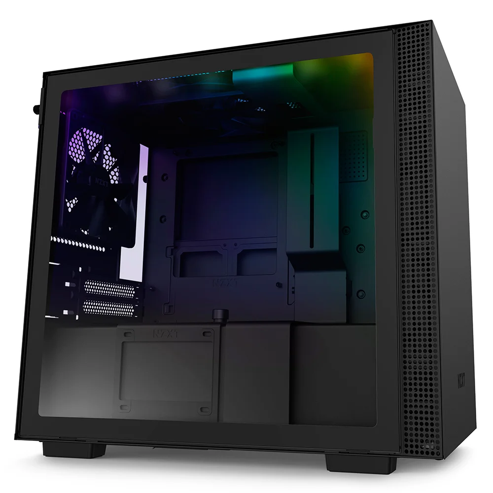 NZXT H210i ブラック + ROG STRIX G1 750W Gabinete Nzxt H210I Preto Fosco Mid Kabum