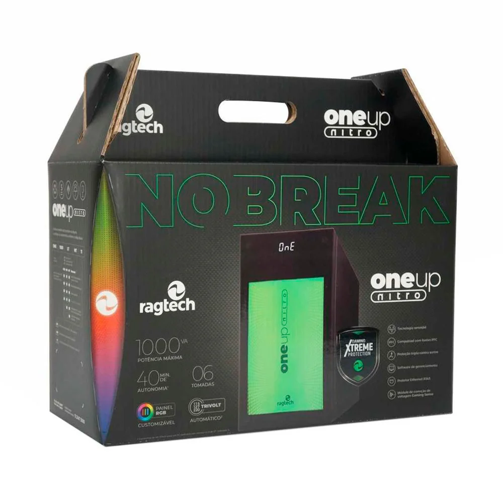 Nobreak Gamer Senoidal Ragtech One Up Kabum