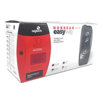 Nobreak 1200VA USB e Conector Externo Ragtech 4200