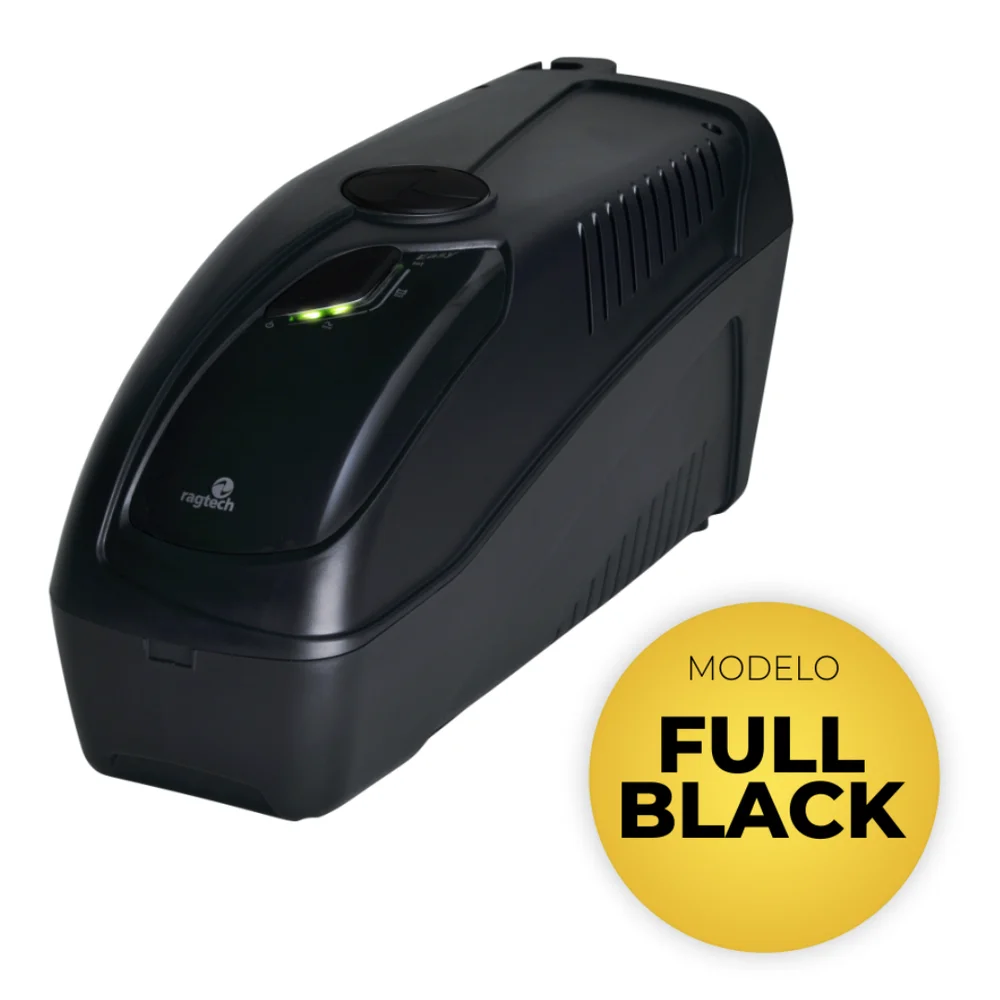 Nobreak 1200va Ragtech Easy Way Cb-m2, Monovolt 220/220v, 6 Tomadas, Preto - 20new4142