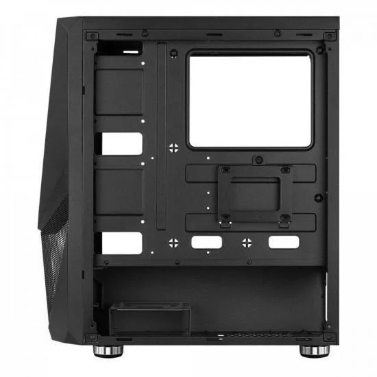 Imagem 2 de 5 do produto Gabinete Gamer Aerocool Zauron Saturn,  Mid Tower, Lateral Em Vidro Temperado, Cooler FAN, Preto - 73000