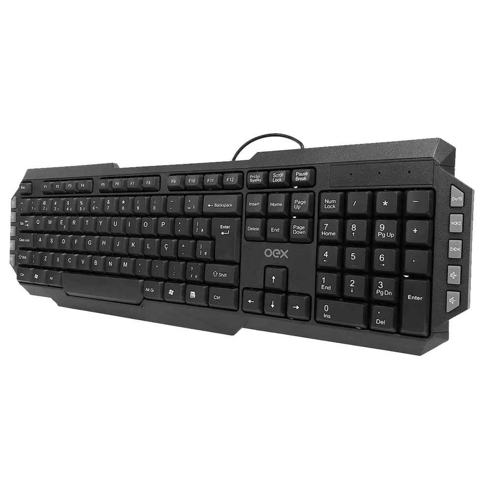 Imagem 2 de 5 do produto Teclado Multimídia USB OEX Multiwork TC103