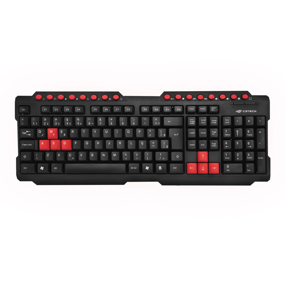 Imagem 5 de 5 do produto Kit Gamer Mouse E Teclado C3tech Gk-20bk, USB
