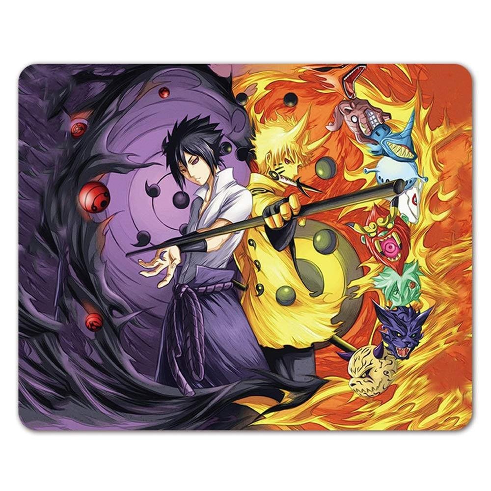 Mousepad Naruto Bijuus/Sasuke Rinnegan - 22x18x0,2