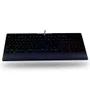 Teclado Gamer Dazz Ballistic Cinetic Multimídia Com Suporte Pulso Led Rainbow Usb - Preto