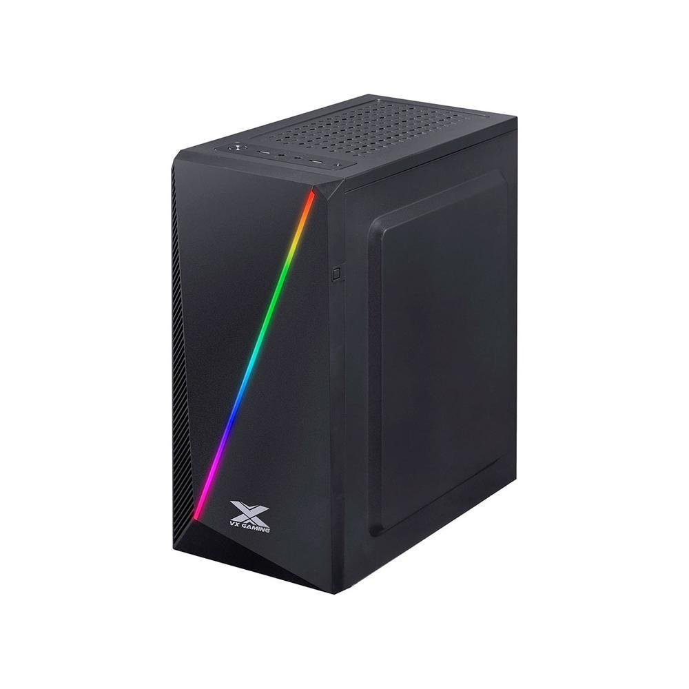 Imagem 2 de 5 do produto Gabinete Gamer Vinik Pyxis,  Preto,Led Rgb, Lateral Em Acrílico - 30893