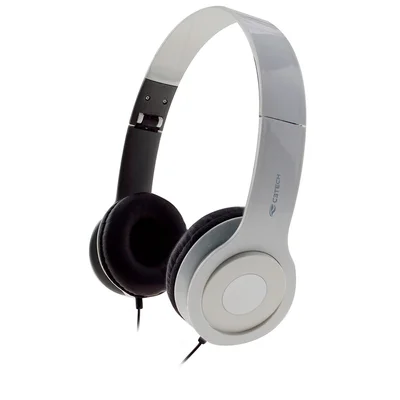 Fone C/microfone C3tech Ph-100wh Dobrável Branco