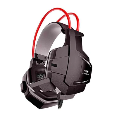 Headset Gamer C3tech Sparrow, Driver 40mm, P2, Com microfone - PH-G11BK