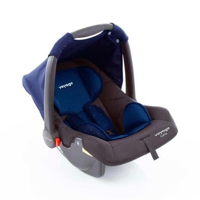Alça ajustável com 4 posições, almofada acolchoada redutora para os recém-nascidos e capota removível para proteger seu bebê. Capa lavável na máquina.