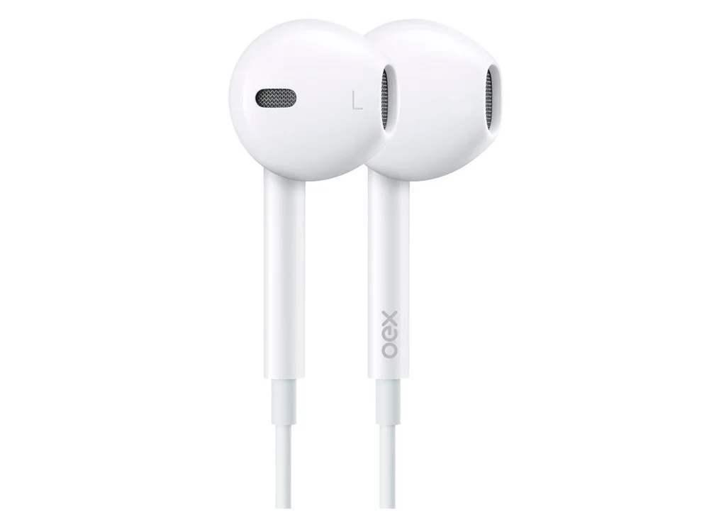 Imagem 1 de 4 do produto Fone C/microfone Oex Colormood Branco Fn204