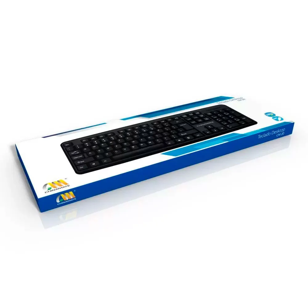 Imagem 2 de 4 do produto Teclado Office Com Fio Português Brasil Preto
