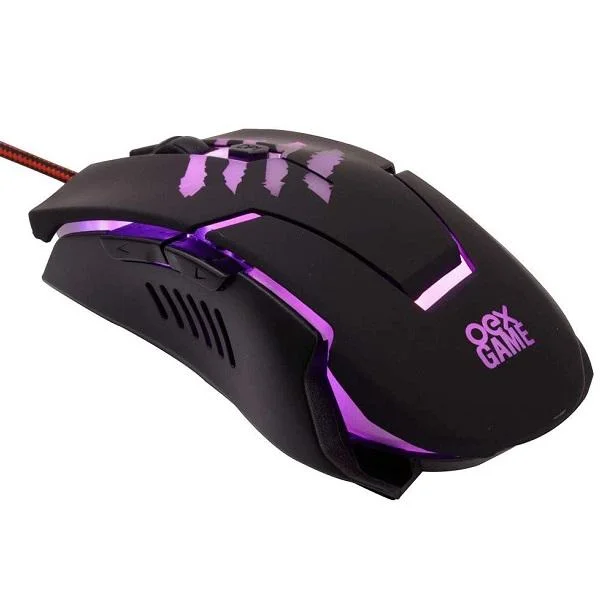 Imagem 4 de 4 do produto Kit Gamer Oex Brave, com Mouse LED, 6 botões, 3200DPI, + Teclado USB, ABNT2, 10 Teclas Multimídia, Preto - TM303