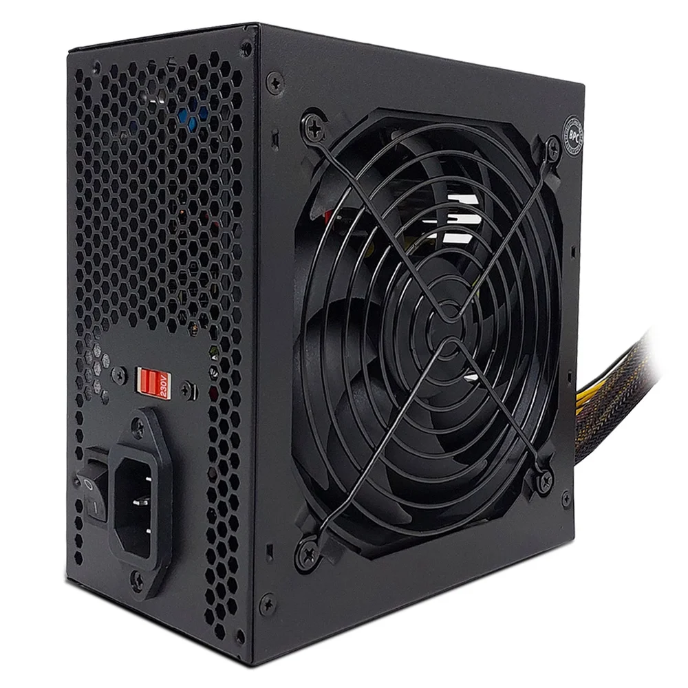 Imagem 4 de 5 do produto Fonte 500w, Brazil PC, Bivolt Manual, 24 Pinos, C/ Cabo -  Bpc/5330-b