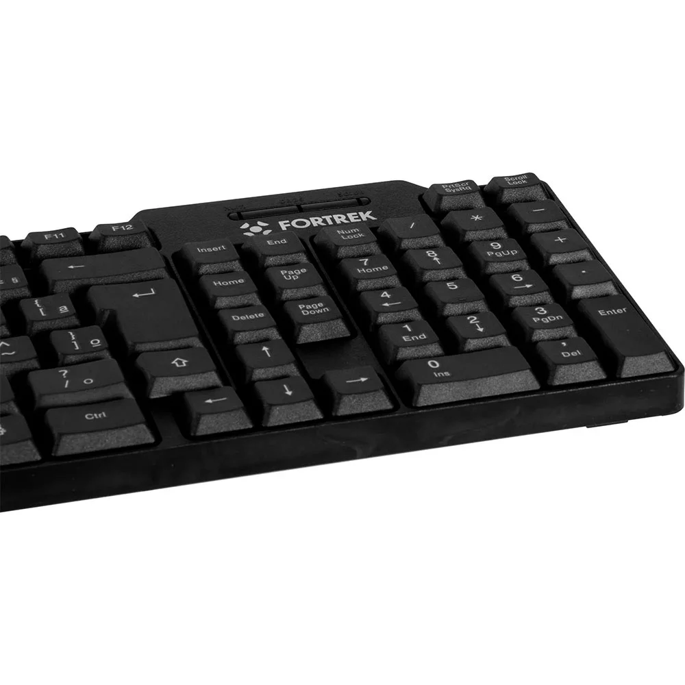 Imagem 2 de 5 do produto Teclado Fortrek Padrão, USB, Standard, Preto - SKL-106