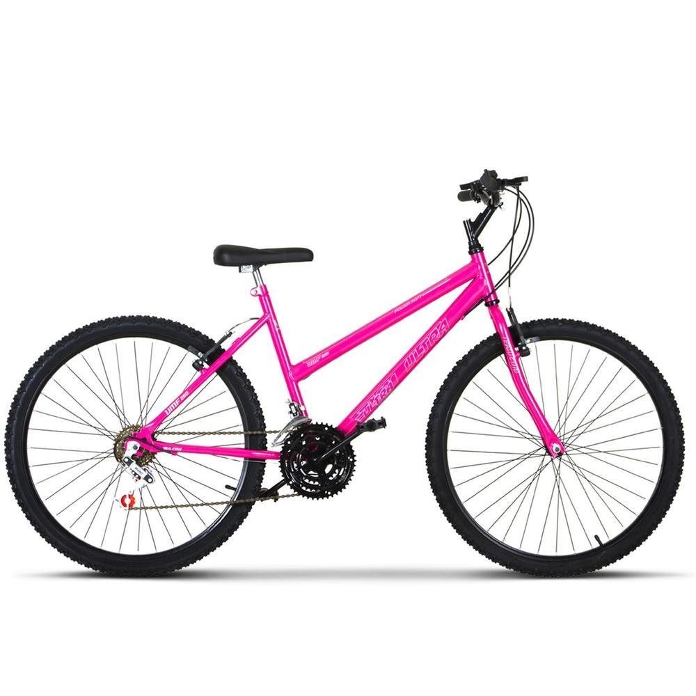 26 Rosa Bicicleta Ultra Bikes Aro 26, Feminina, Rosa | KaBuM!