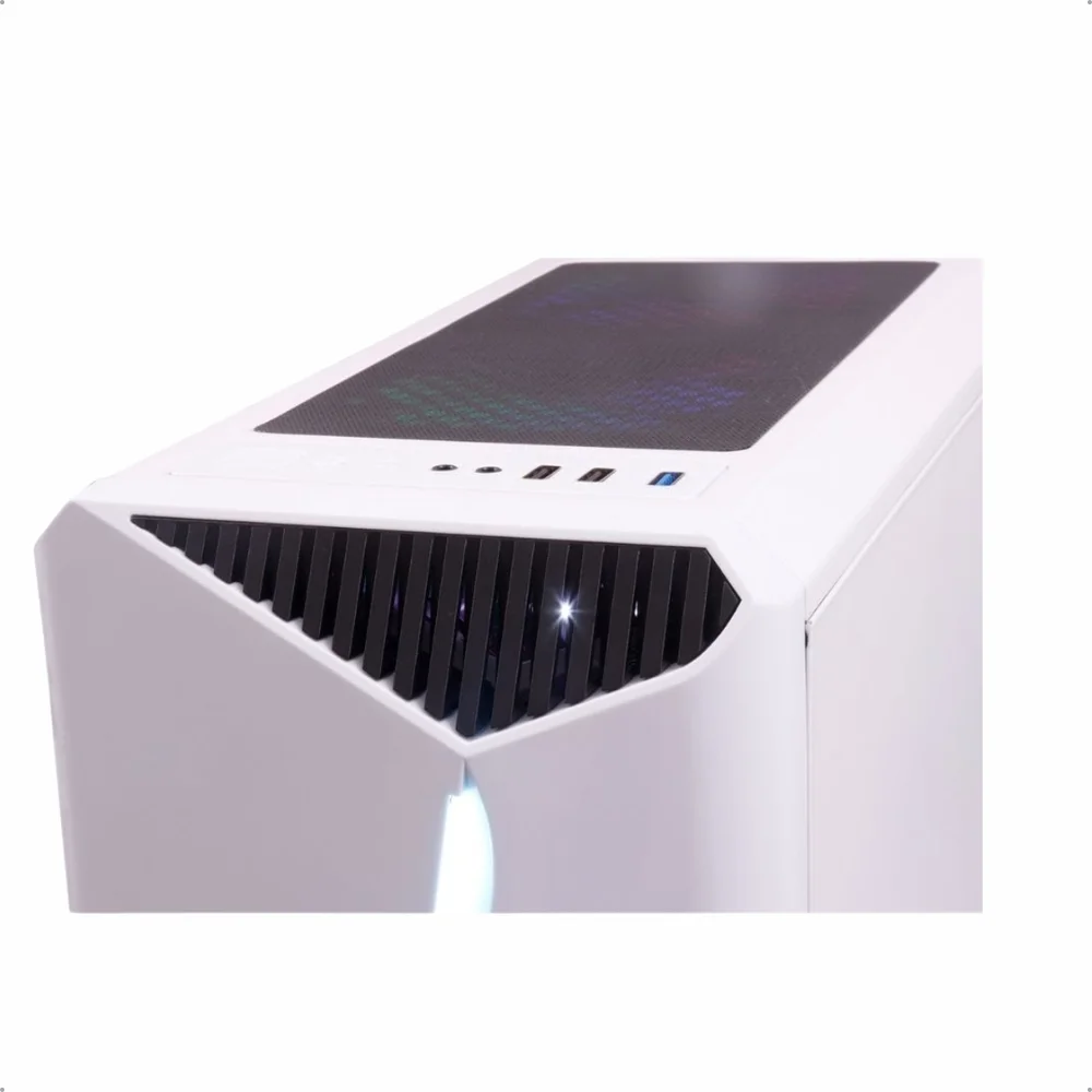 Imagem 4 de 5 do produto Gabinete Gamer Oex Shelter Gh200, Branco, 3 Coolers, Led Rgb
