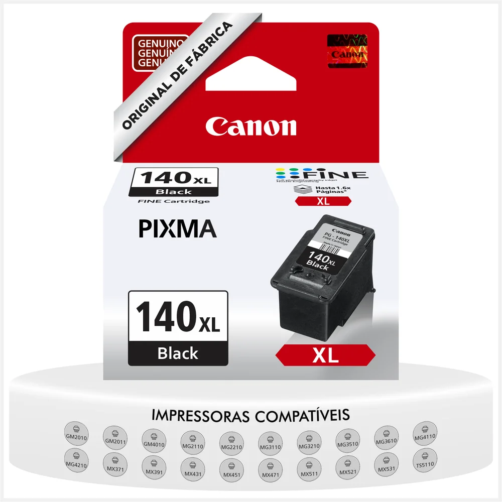 Cartucho Canon 140xl Preto Original