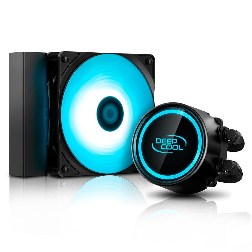 Water Cooler DeepCool Gammaxx L120 V2, RGB, 120mm, Intel e AMD, Mangueiras De Nylon - DP-H12RF-GL120V2 4