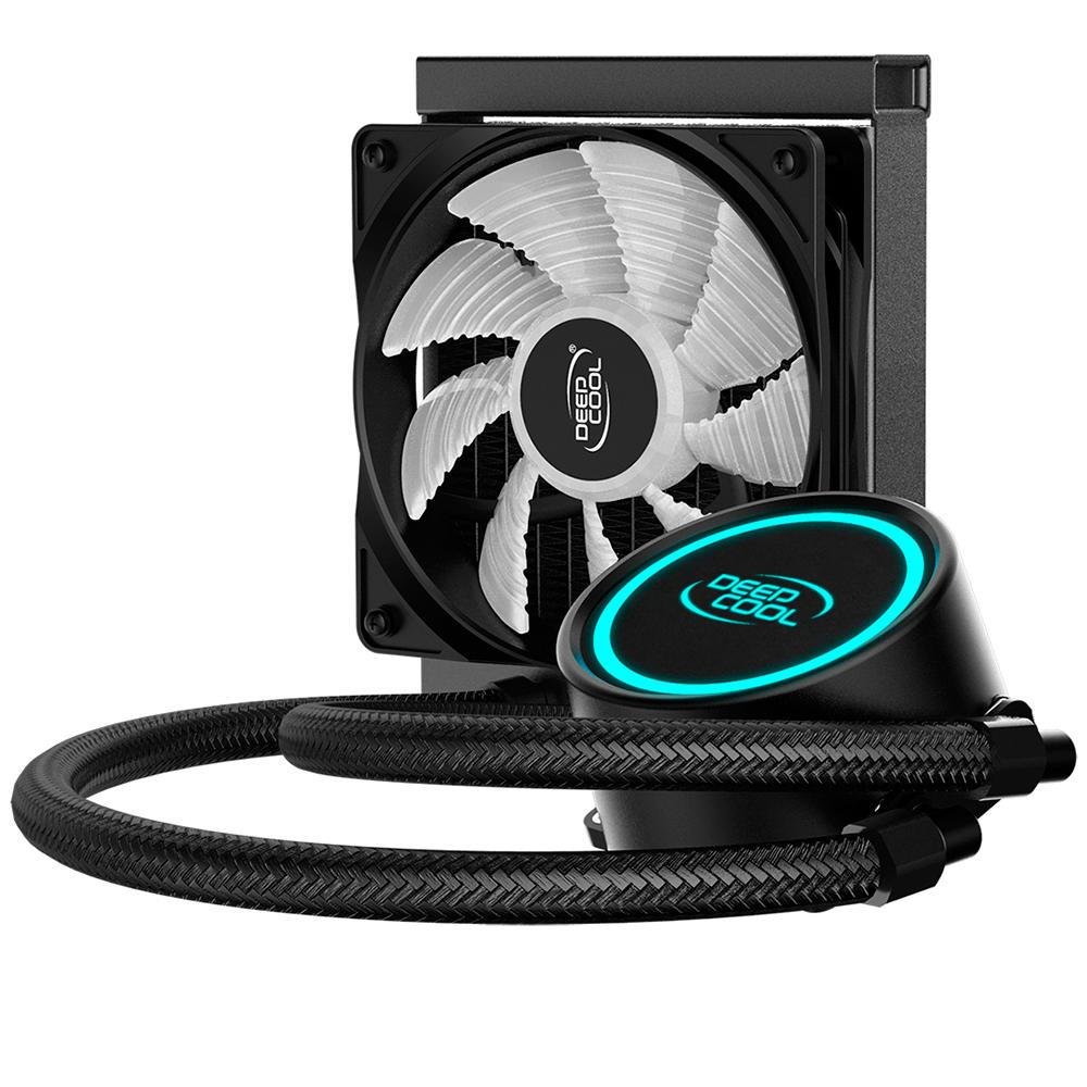 Water Cooler DeepCool Gammaxx L120 V2, RGB, 120mm, Intel e AMD, Mangueiras De Nylon - DP-H12RF-GL120V2 5