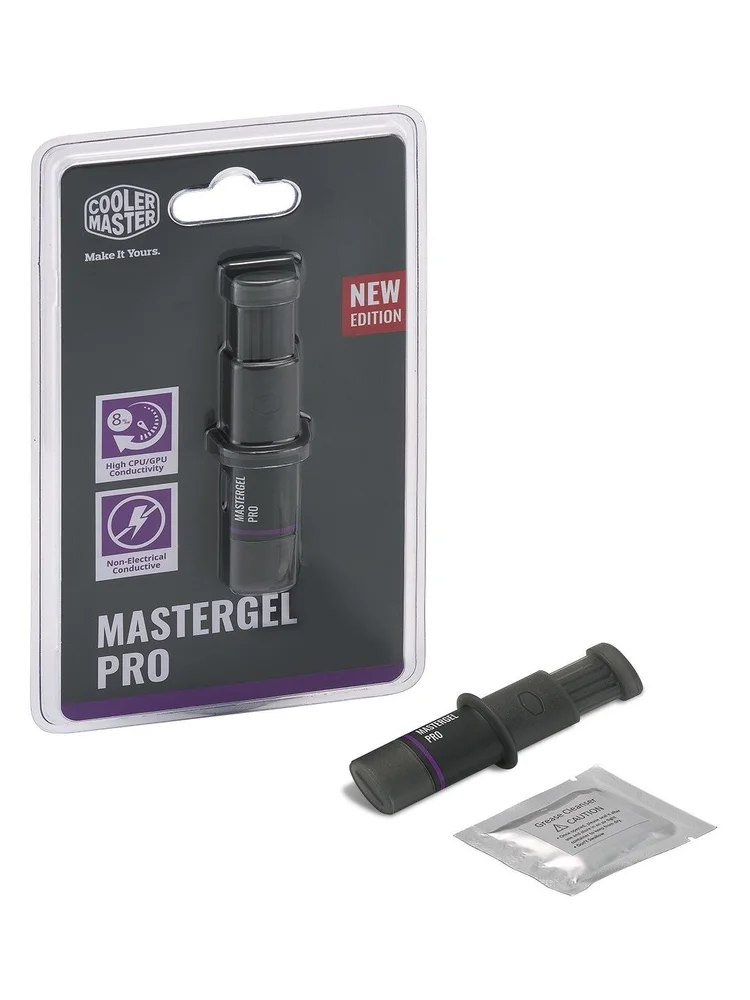 Pasta Térmica Cooler Master Mastergel Pro, 1.5g, Cinza - Mgy-zosg-n15m-r2