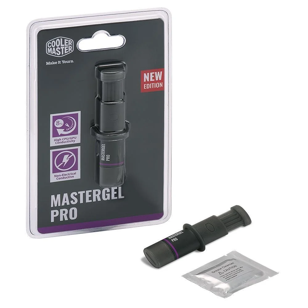 Pasta Térmica Cooler Master Mastergel Pro, 1.5g, Cinza - Mgy-zosg-n15m-r2