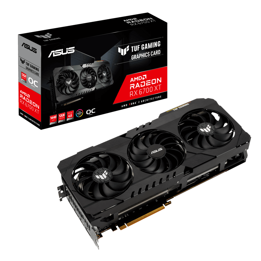 ASUS Radeon グラフィックボード rx6700xt 12gb dual Placa de Vídeo Asus Radeon RX 6700 XT Dual, OC, 12GB, GDDR6, FSR