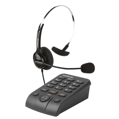 Telefone Headset Intelbras HSB40, Ajustável, Atendimento Automático Telemarketing, RJ9 - HSB 40