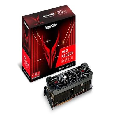 PLACA DE VÍDEO POWERCOLOR RADEON RX 6900 XT RED DEVIL, 16GB, GDDR6, 256bit A Red Devil RX 6900 XT é emparelhada com uma solução de resfriamento avança