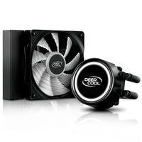 WATER COOLER DEEPCOOL GAMMAXX L120T LED WHITE 120MM INTEL-AMD Os coolers AIO da série GAMMAXX L são conhecidos por seu desempenho poderoso, aparência 