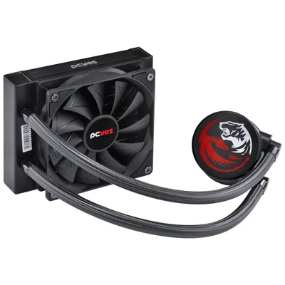 Water Cooler PCYES Sangue Frio 2, 120mm, Intel e AMD, TR4, Mangueiras de Nylon, TDP 200W - PSF2120H33PTSL