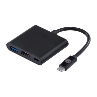Adaptador Hub USB Tipo C Vinik Hchuc-20 X USB Tipo C, HDMI 4k, USB 3.0,  5gbps 20cm