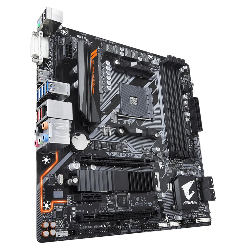 Placa Me Gigabyte B450 Aorus M KaBuM