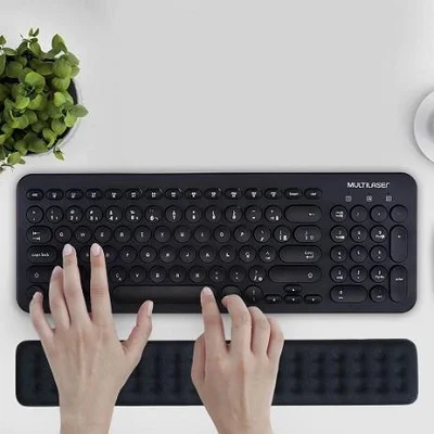 Imagem 3 de 5 do produto Apoio De Pulso Dot Multi AC366, Para Teclado, Preto