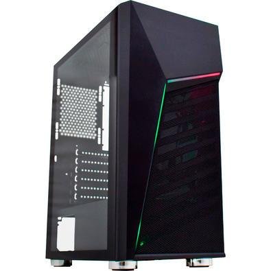 Gabinete Gamer, K-mex, Strife 2, Led RGB, Cg01c1rh001cb0x, Cg-01c1