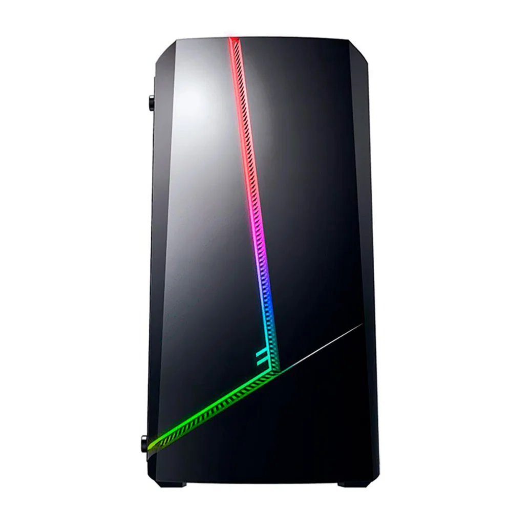 Imagem 3 de 5 do produto Gabinete Gamer Pixxo Cg11, Rgb, Micro-atx, Preto