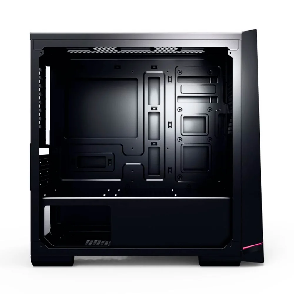 Imagem 4 de 5 do produto Gabinete Gamer Pixxo Cg11, Rgb, Micro-atx, Preto