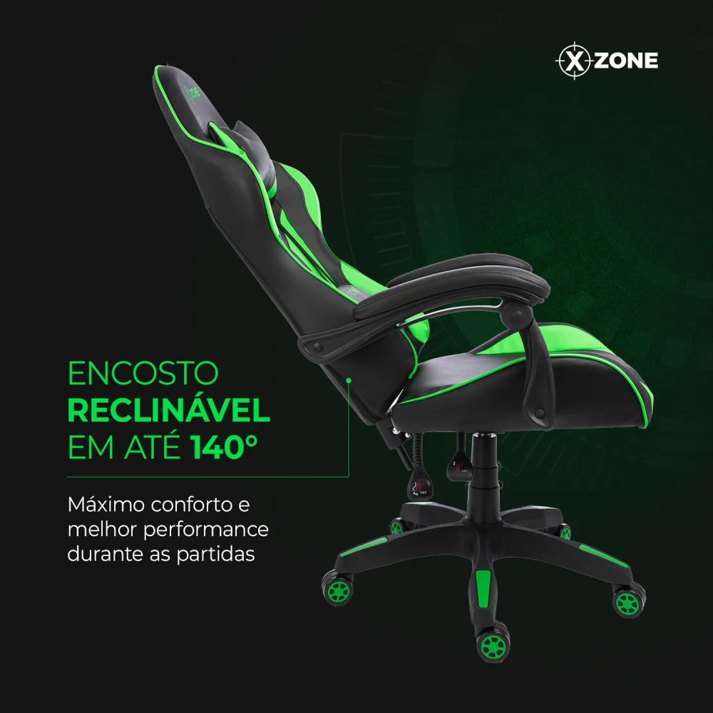 Cadeira Gamer Premium Xzone Até 135KG KaBuM