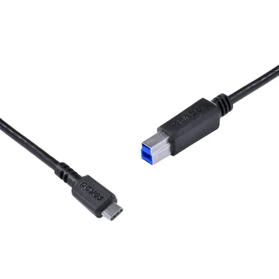 Cabo USB Tipo C Para USB B 3.0, PCYES Para Impressora, 1M - P3ucbp-1