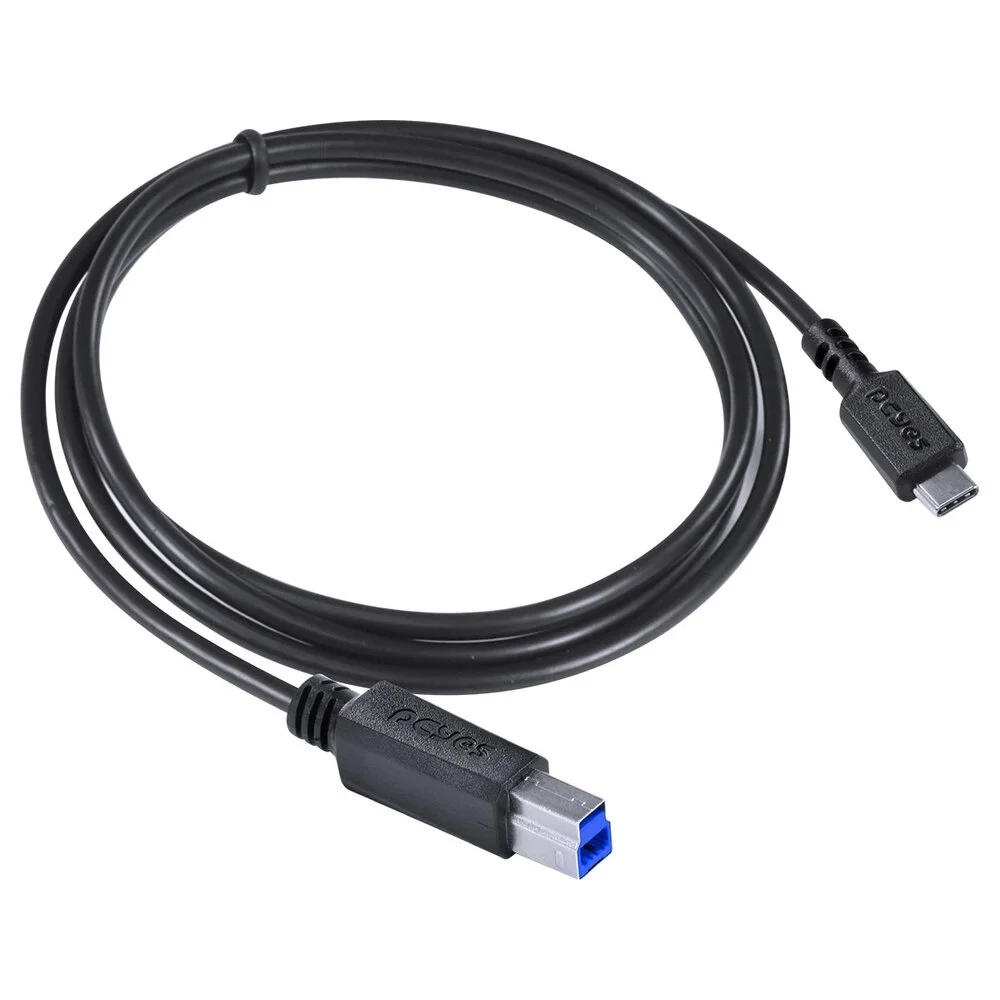 Imagem 2 de 5 do produto Cabo USB Tipo C Para USB B 3.0, PCYES Para Impressora, 1M - P3ucbp-1