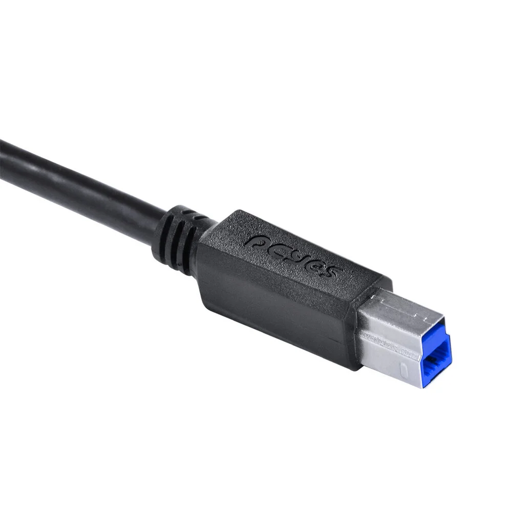 Imagem 5 de 5 do produto Cabo USB Tipo C Para USB B 3.0, PCYES Para Impressora, 1M - P3ucbp-1
