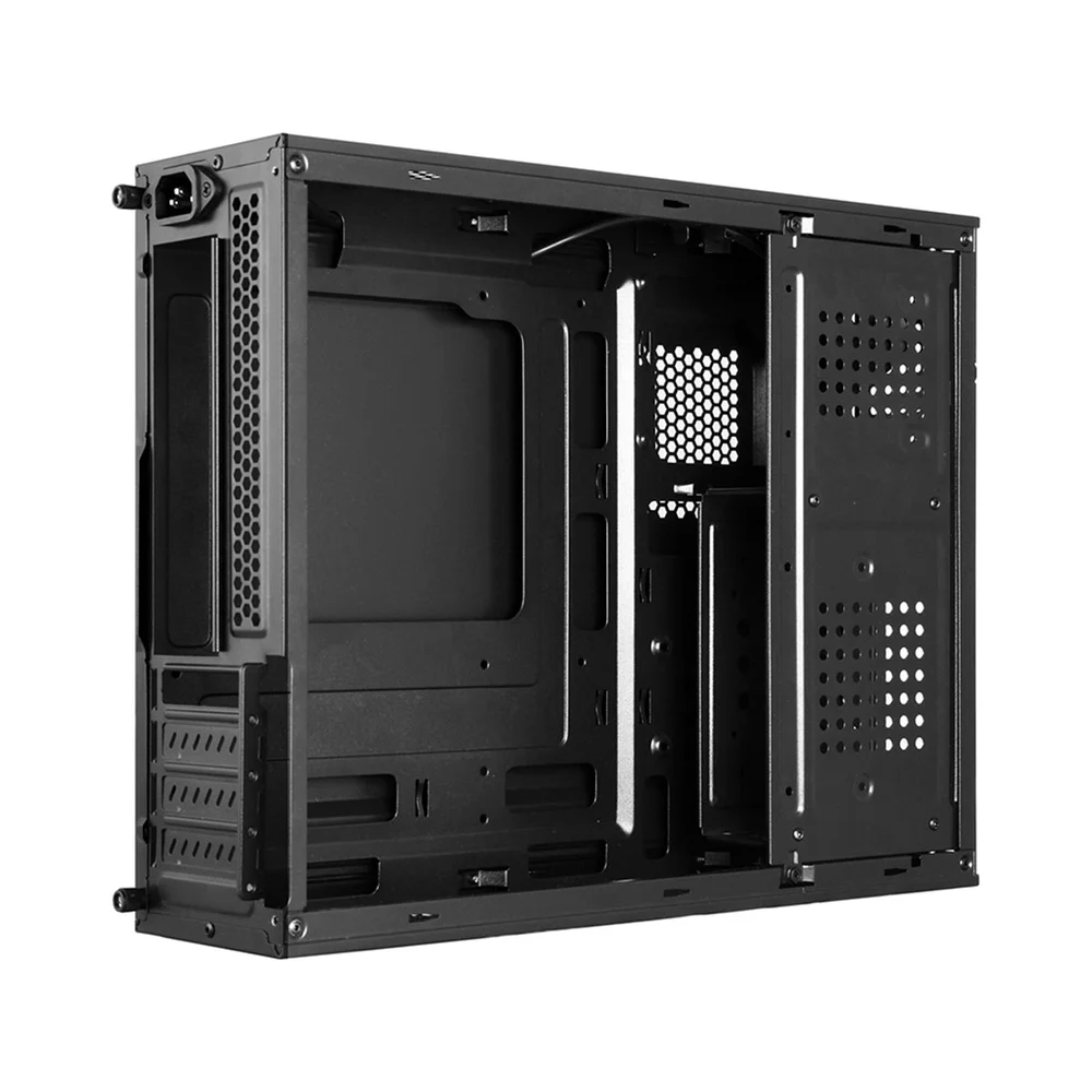 Imagem 3 de 5 do produto Gabinete Slim C3tech Dt-100bk, Micro-atx, C/ Fonte 200w