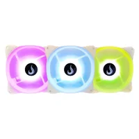 Kit Cooler FAN com 3 Unidades Rise Mode, 120mm, RGB, Branco - RM-CF-02-RGB 2