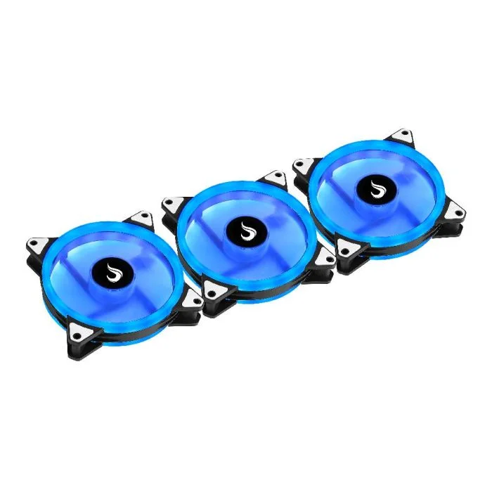 Imagem 4 de 5 do produto Kit Com 3 Ventoinhas Rise Mode Smart 120mm RGB Preto - RM-FN-02-RGB