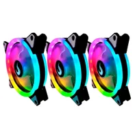 Kit c/3 Ventoinhas Rise Mode Energy 120mm ARGB 1650RPM - FN-02-RGB-5V 2
