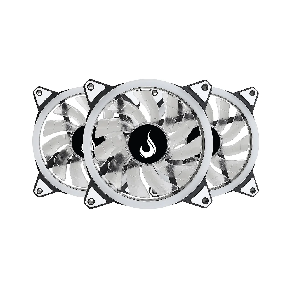 Imagem 5 de 5 do produto Kit C/ 3 Ventoinhas Rise Mode Energy 120mm ARGB Preto - FN-02-RGB-5V