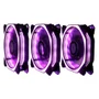 Kit Cooler FAN com 3 Unidades Rise Mode Aura, 120mm, LED - RM-AU-02-RGB 3