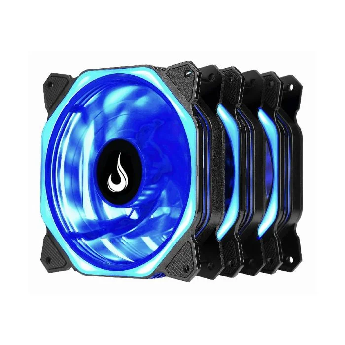 Imagem 5 de 5 do produto Kit Com 3 Ventoinhas Rise Mode Aura 120mm RGB Preto - RM-AU-02-RGB