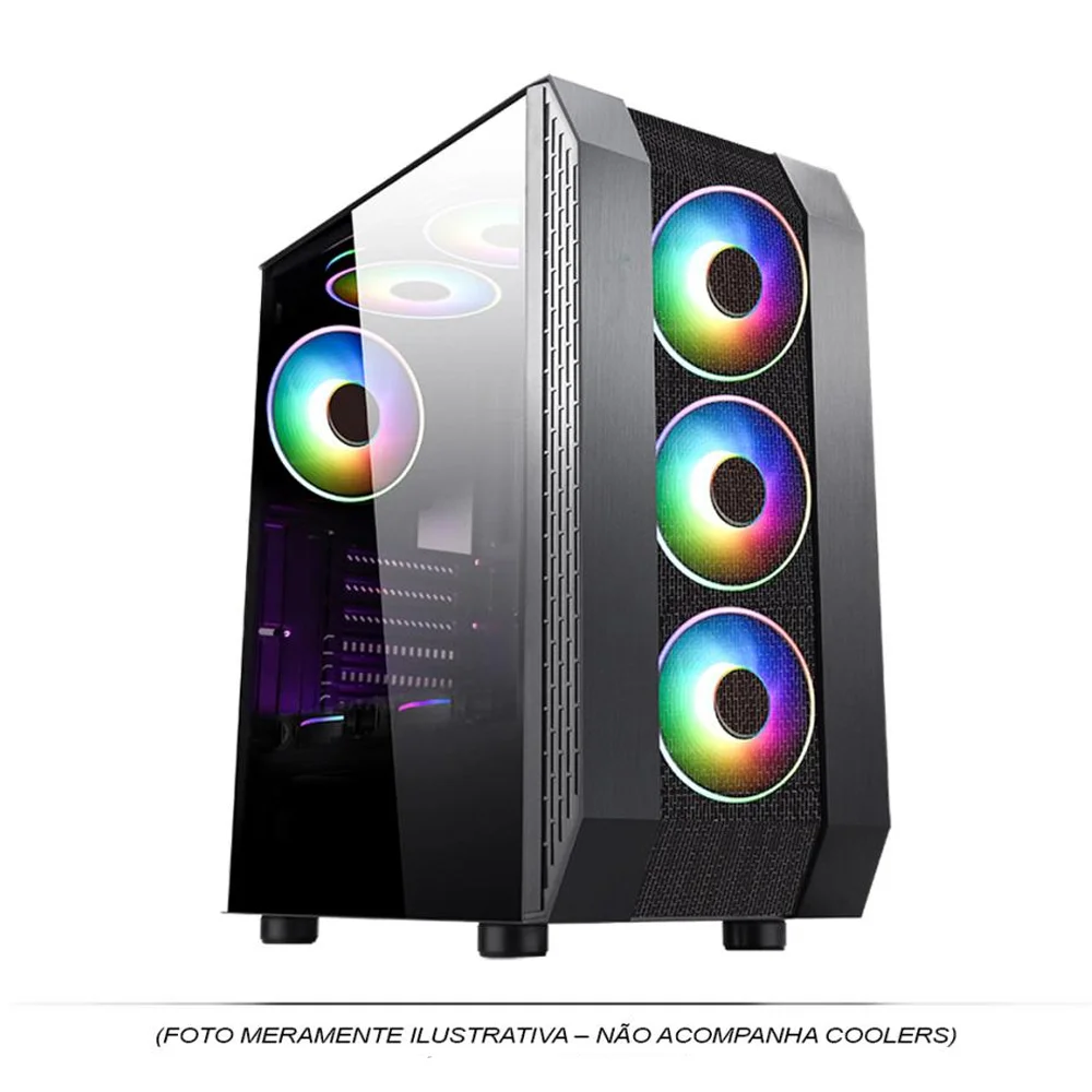 Imagem 3 de 5 do produto Gabinete Gamer Pixxo, S/ Fonte - Cg05